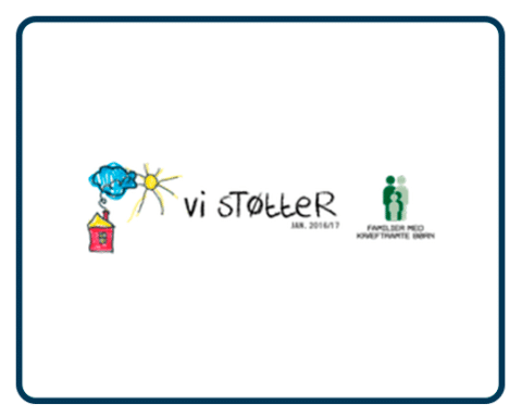 Vi støtter Familier med kræftramte børn