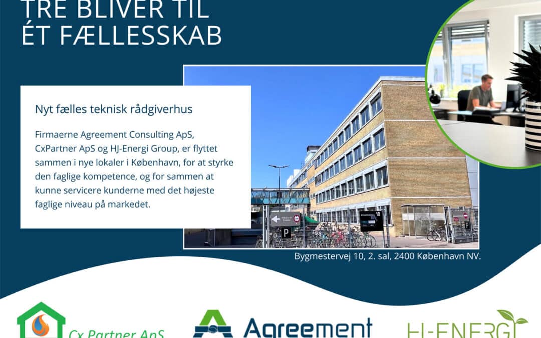 Tre bliver til ét fællesskab