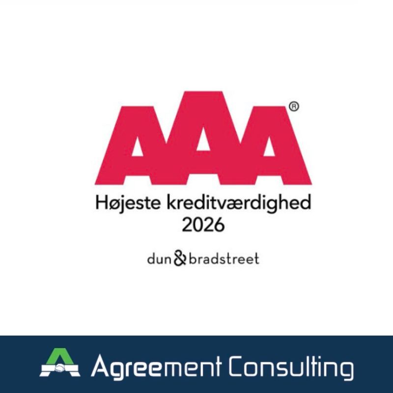 Agreement Consulting modtager AAA kreditrating 2026