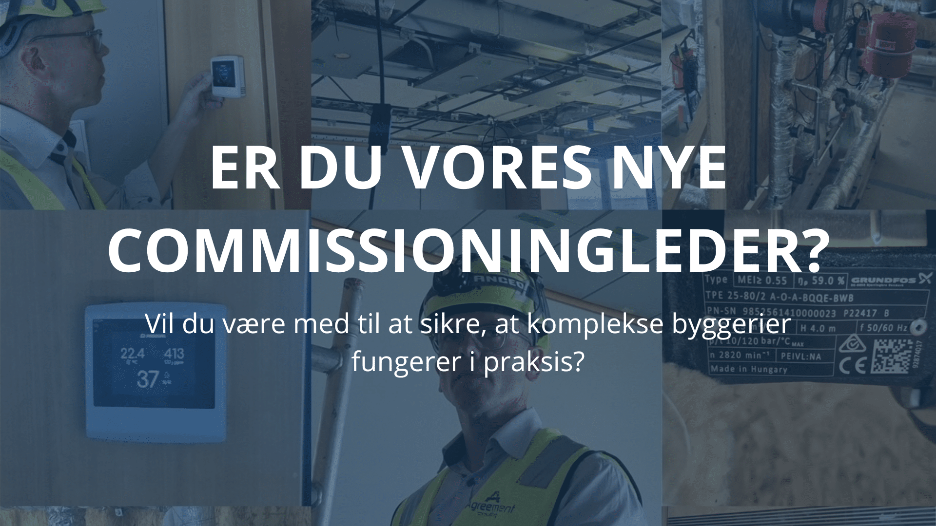 Ledig stilling - Commissioningleder